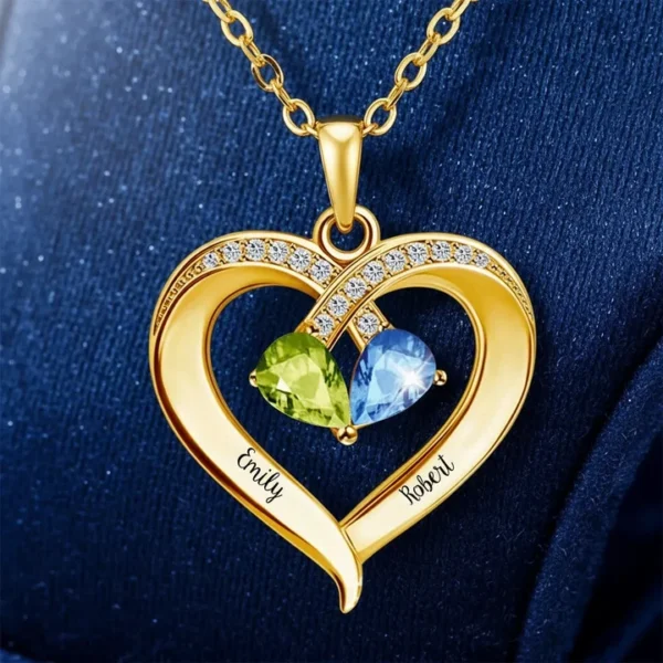 Custom Birthstone Necklace – For Her, For Mom, For Every Month, The Best Gift for Anyone You Love